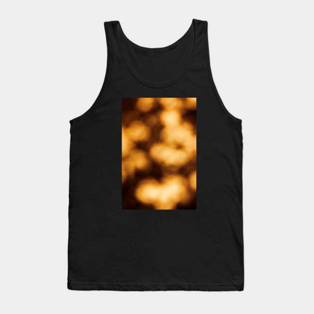 Golden Sunshine Bokeh Spheres Tank Top by textural